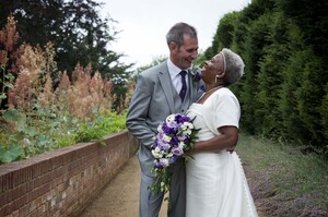 Natural Bride and Groom Portraits at Caversham Court Gardens during a wedding at the Crowne Plaza in Reading