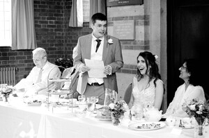 Wedding Speeches at Shiplake Village Hall, near Henley in Oxfordshire