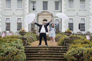 Engagement Portraits in the Rain